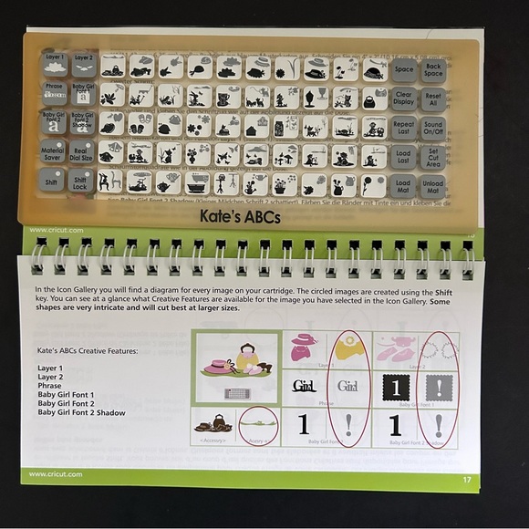 Cricut Kate’s ABC shapes & fonts - Picture 4 of 15